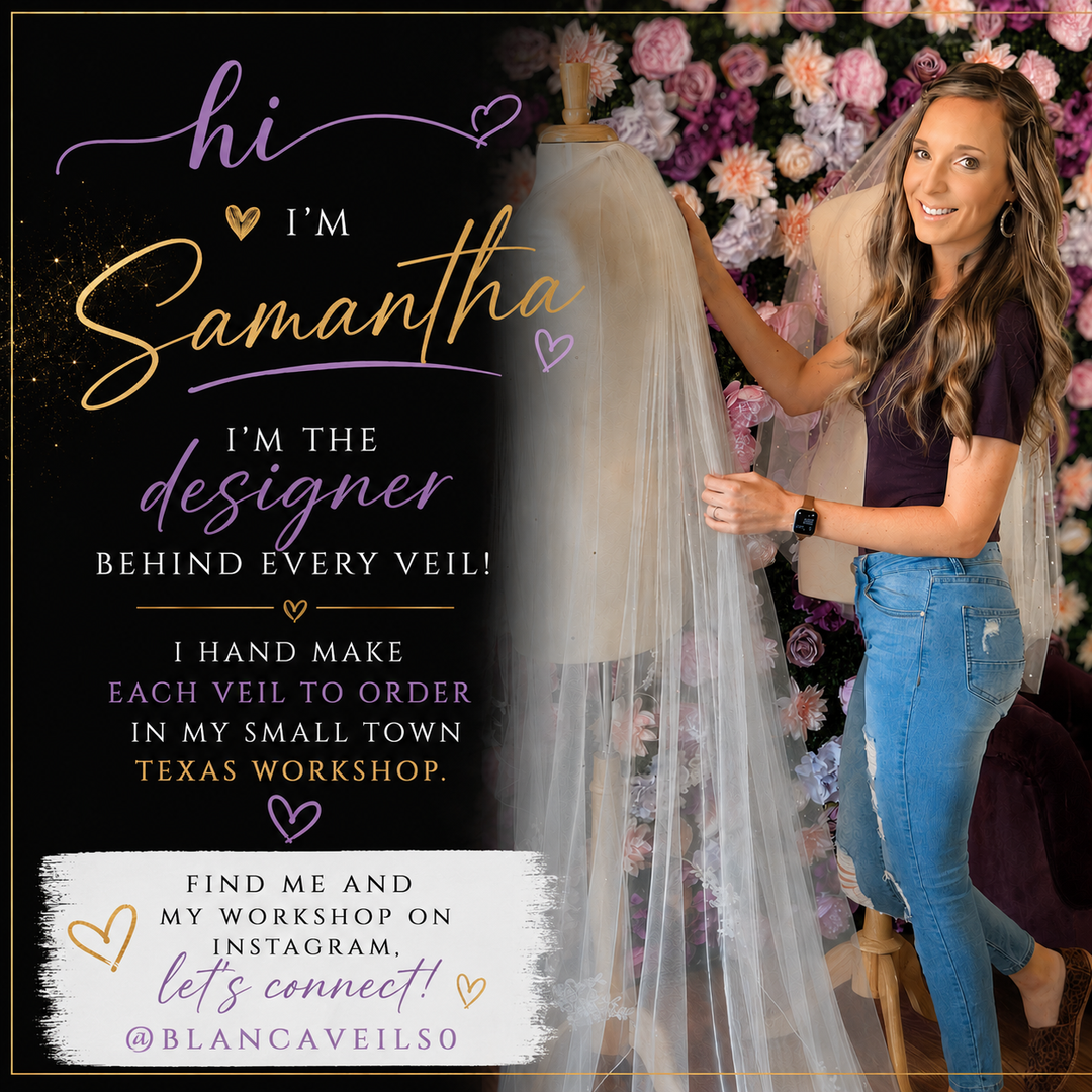 The Lea | Two Tier Raw Edge Wedding Veil | Blanca Veils
