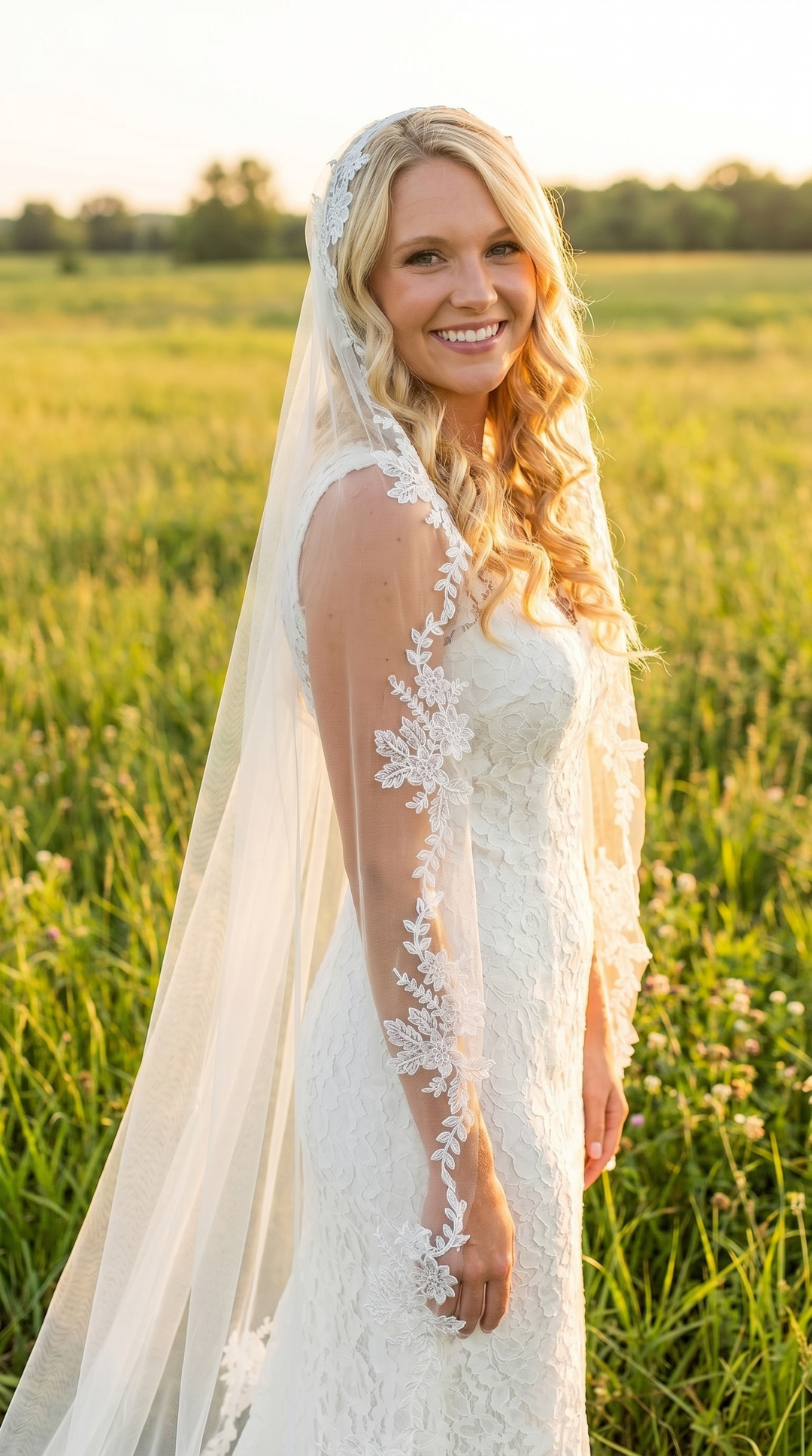 what type of veil to wear with a lace dress Choosing The Right Veil For Your Dress