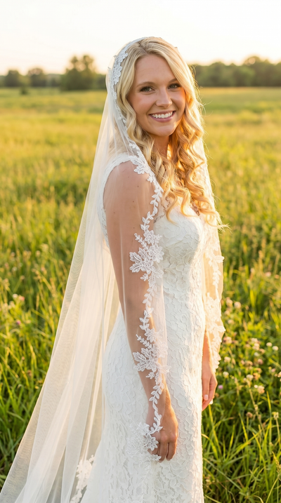 Lace Wedding Veils  Blanca Veils