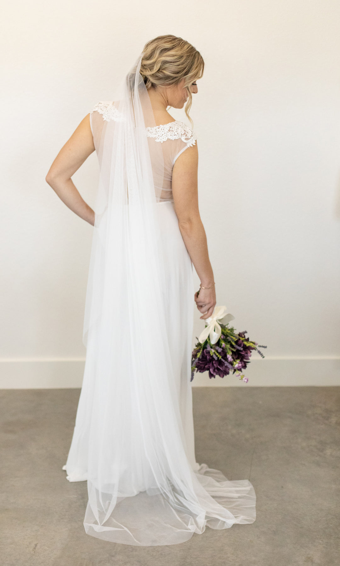 Chiffon Veil - Braelyn - Rachel Elizabeth Bridal