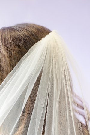 【新品】 Angel White Veil 2個 Satin Edge Angel-Cut Mid-Length Veil | David's Bridal