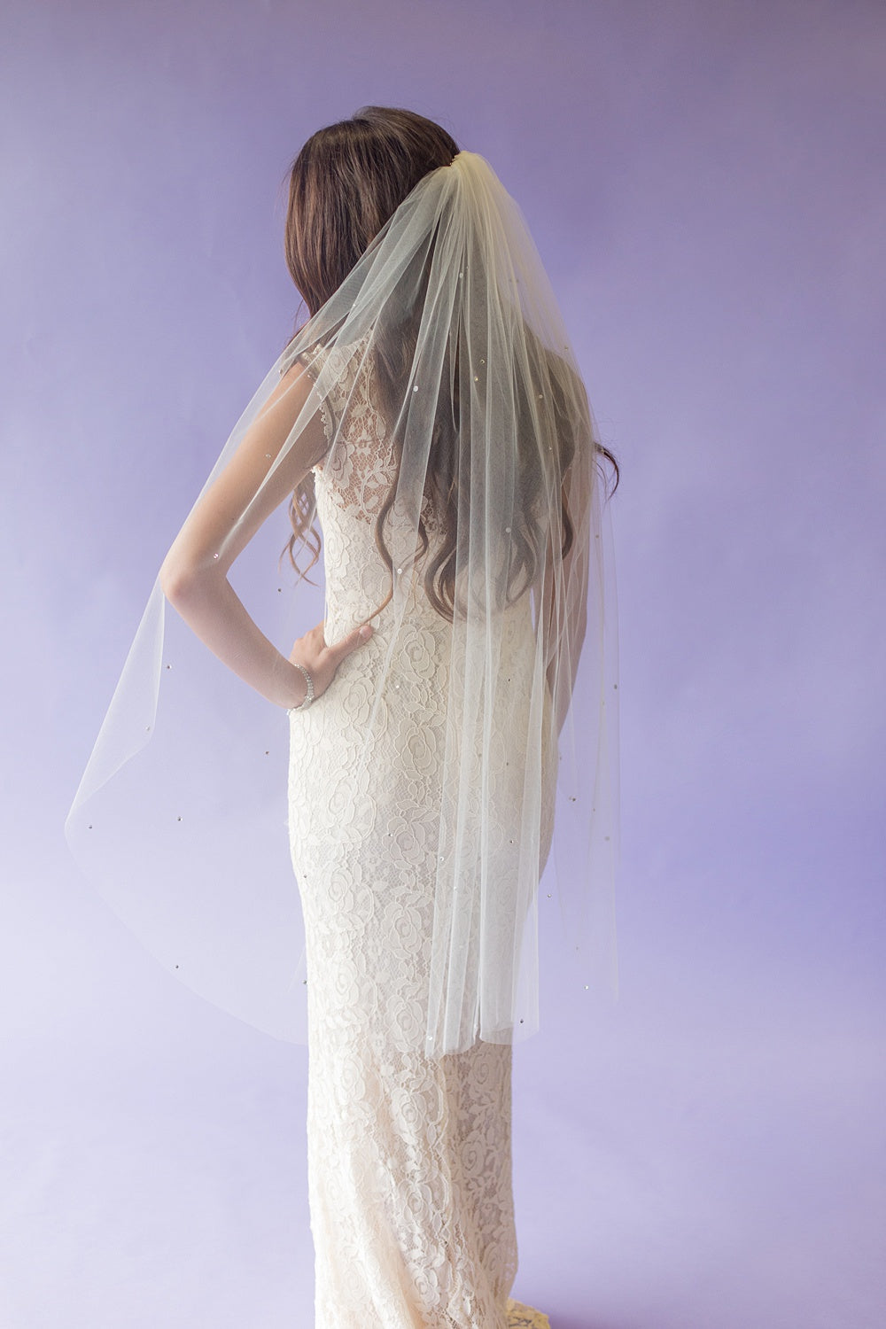 Cheap wedding veils with rhinestones online